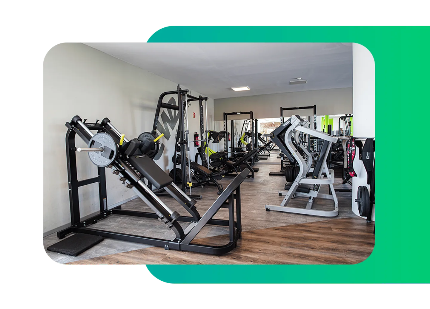 Trainingsfläche im view24 Studio